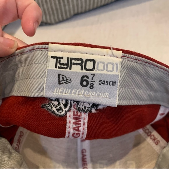 New Era Tyro.001 Carolina Football Red and Black Unisex Sports Cap Hat - Picture 6 of 6